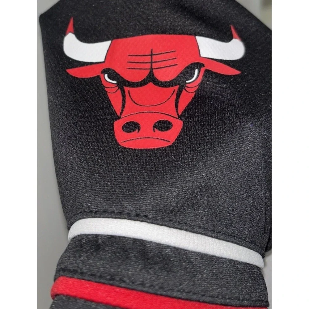 NBA‎ Chicago Bulls Baseball Jersey Youth L 14-16 Pinstripe Colorblock UNK Icer